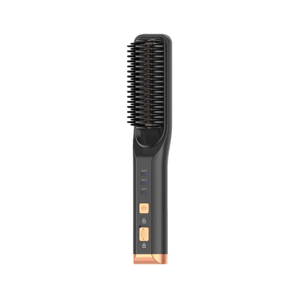 برس حرارتی صاف کننده مو و ریش Green Lion Cordless Beard and Hair Straightener