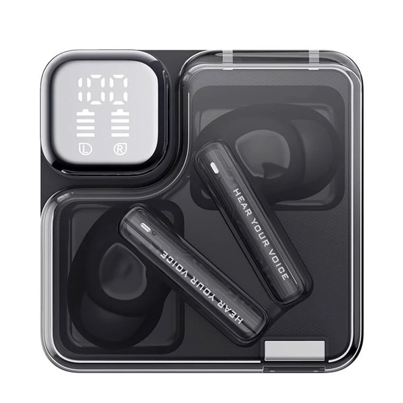 هدفون بلوتوثی کیو سی وای مدل MeloBuds Neo بدون قابلیت نویز کنسلینگ، درگاه شارژ USB Type-C، مقاوم در برابر رطوبت و عرق با استاندارد IPX5